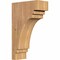 Ekena Millwork Pescadero Smooth Corbel, Western Red Cedar, 5 1/2"W x 12"D x 20"H COR06X12X20PEC00SWR - alternate 1